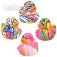 2" Swirl Print Duckies