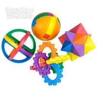 Plastic Puzzle Ball 2.5in Asmt