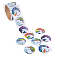 1.5" Unicorn Sticker Rolls