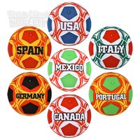 16" Soccer Bladder Ball Country Assortment