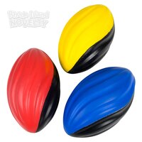 5" Two-Tone Foam Spiral Football