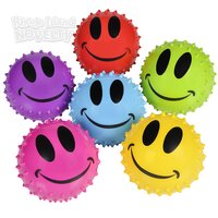 3" Smile Face Knobby Ball