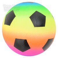 9" Rainbow Soccer Playground Ball