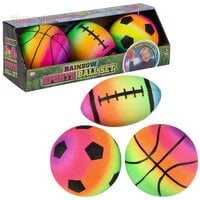 Rainbow Sports Ball Set 5-6"