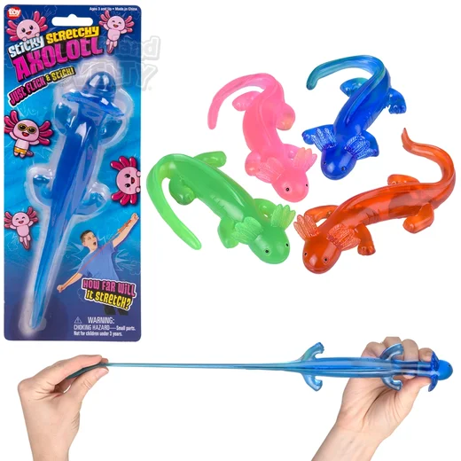 Assortimento 50 Figurine Axolotl In Gomma 5 Cm – Sorridenti E Colorati – Per Festa E Bambini 3+