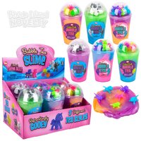3.5" Bubble Tea Toy Slime 6ct