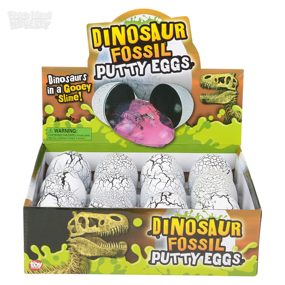 Dinosaur Fossil Egg Putty 4.5