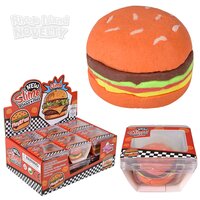 3.2" Cheeseburger Clay Slime 12ct