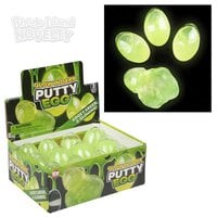 2" Glow In The Dark Putty Egg