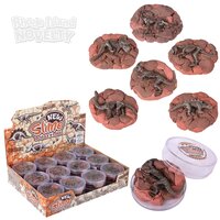 2.7" Dinosaur Fossil Play Clay Slime 24ct