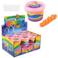4" Rainbow Bouncing Putty