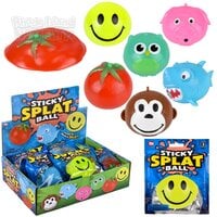 2.5" Sticky Splat Ball Assortment