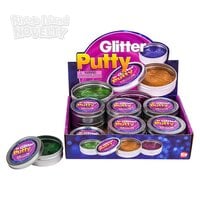 3" Glitter Putty In Tin Box