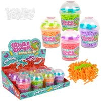 3.6" Wiggle Wormy Lizard Putty 12ct
