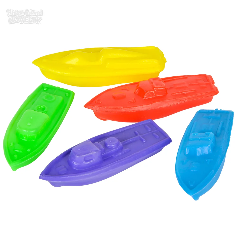 3 Plastic Boat Toy