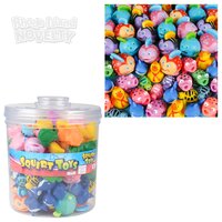 Rubber Water Squirting Toy Assortment 2-2.5" (108pcs/Can)