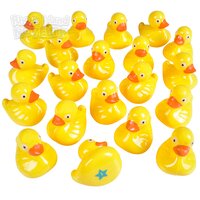 2.5" Plastic Duck Matching Game (20pc/Un)