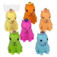 1" Mini Capybara Squeezy Figurines 100ct