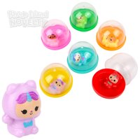 1.1" Mini Doll Collection Squeezy Figurines In 2" Capsule 25
