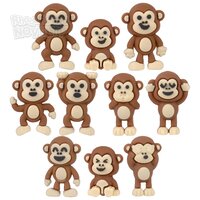 Mini Monkey Figurines 1"
