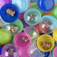 1" Mini Sloth Figurines In 2" Capsule 250ct