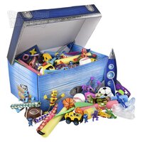 Boy Treasure Chest Toy And Novelty Assortment (100pcs/Box)