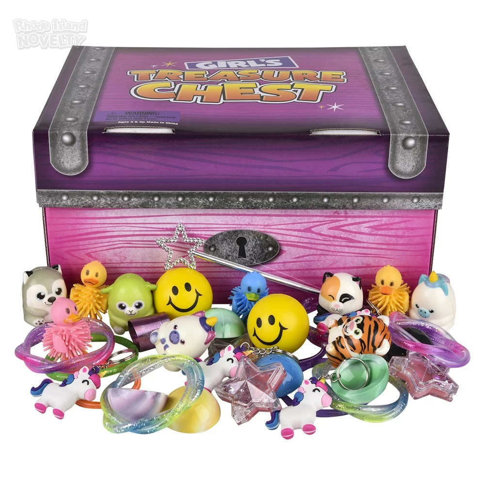 Girl Treasure Chest Toy Assortment