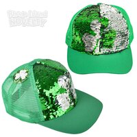 St. Patrick's Day Flip Sequin Trucker Hat