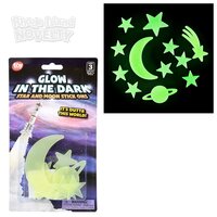 Glow In Dark Star And Moon Stick Ons