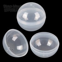 3" Clear Round Capsules 500/Cs