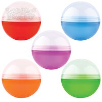 4" (100mm) Round Plastic Capsules 240ct 1/25