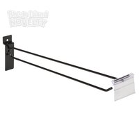 Black Slatwall Scan Hook With Tag