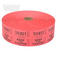 Double Roll Ticket Red -2000/roll