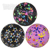 Neon Printed Playground Ball (3 Asst.) 7" 48/32
