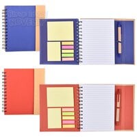 Deluxe Recycle Notebook W/ Pen And Sticky Notes (2 Asst.) 7