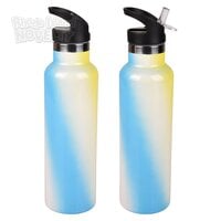 Xxx- Double Wall SS Sports Bottle W/Straw-Glossy Gradient 20