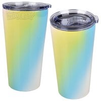 Xxx- Double Wall SS Tumbler W/Slide Lid-Glossy Gradient 17oz