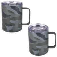 Xxx- Double Wall SS Camo Camper Mug 14 Oz. 12/