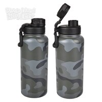 Xxx- Double Wall SS Camo Sports Bottle 34 Oz. 12/