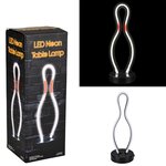 LED Neon Table Lamp - Bowling Pin 12"   12/11