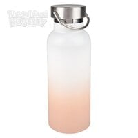 Xxx- Double Wall Stainless Bottle 17 Oz. - Ombre White And P