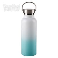 Xxx- Double Wall Stainless Bottle 17 Oz. - Ombre White And T