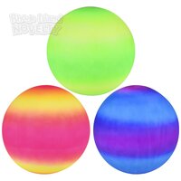 Neon Two Tone Stripe Ball (3 Asst.) 9"