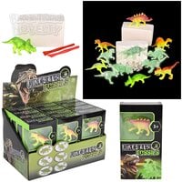 Deluxe GID Dinosaur Dig Set 7" (6 Asst.) 72/34