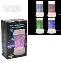 Twin Motion LED Tornado Lamp 10" 12/36