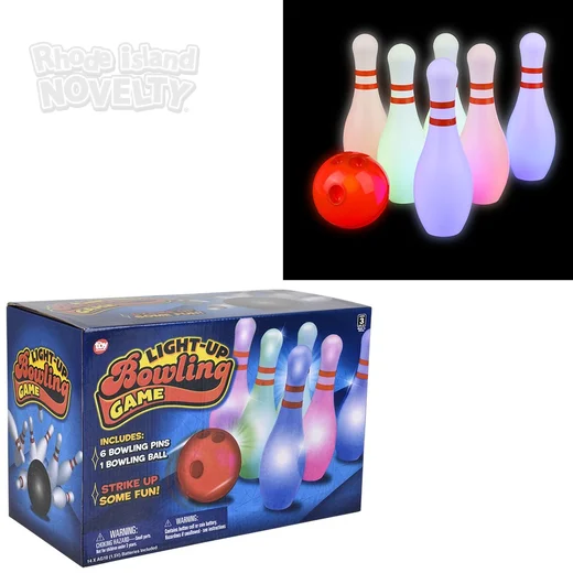 Light up bowling set online