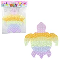 Turtle Mega Rainbow Glitter Bubble Popper 13"