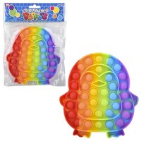7" Rainbow Penguin Bubble Poppers