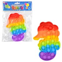 6.25" Rainbow Seahorse Bubble Poppers