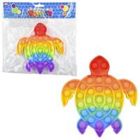 5.5" Rainbow Turtle Bubble Poppers